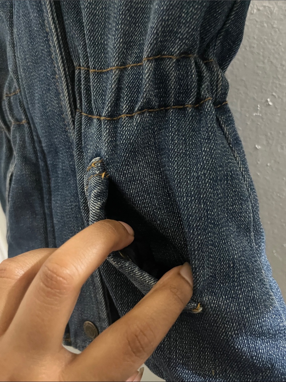 Urban Republic Toddler Blue Denim Hooded Jacket with Faux Fur Trim - Picture 2 of 9